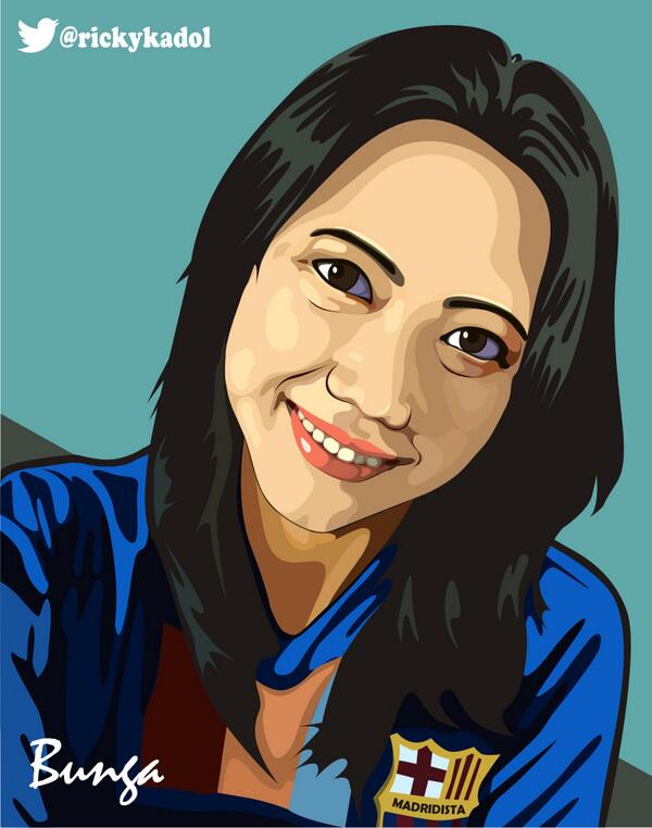 Rickykadol Twitter Cowok Keren Order Vector Karikatur Wpap Bwt Ceweknya