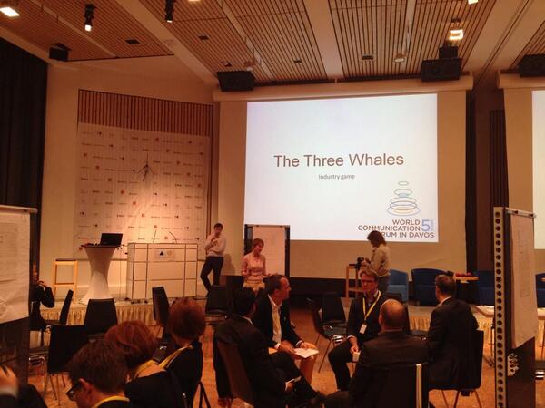 Owners of #PR, #Communications Officers &amp; Presidents of Associations share their professional experience @ #WCFDavos!