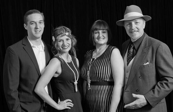 HamiltonStudio1's tweet photo. We had a blast at the Addys on Saturday - and even took home an award! Here's a pic of Alyssa &amp; Matt w/ their dates. http://t.co/FaV4eRMJ7k