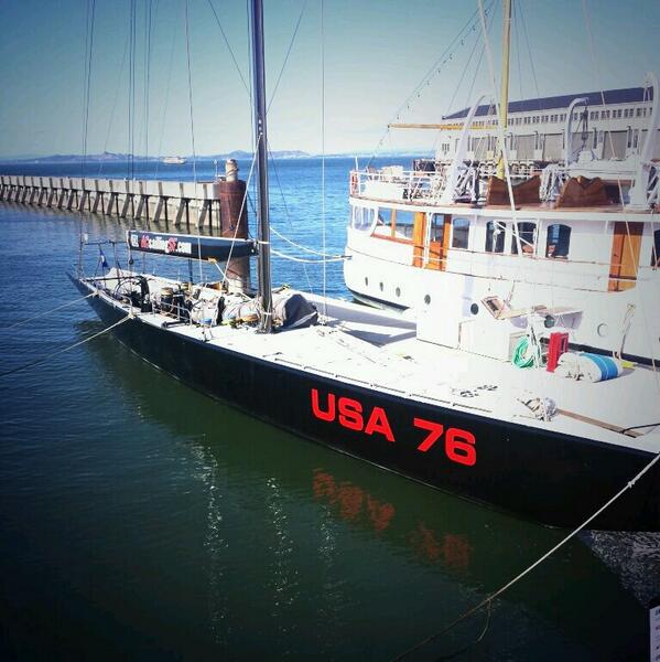 GAGSailing's tweet photo. I remember when these things were all the rage #AmericasCup http://t.co/KCzFgxRzVy