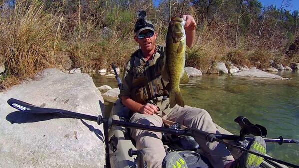 YakFishTV's tweet image. Another sneak peek at YFTV's @YAKnAGGIE's kayak fishing trip down the Devil's River. Texas smallies! @BASS_nation