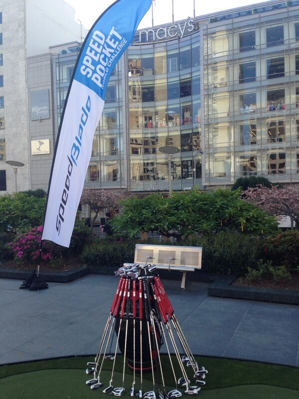 thefreddyv's tweet image. Union square is about to learn about the #speedpocket!!! @TaylorMadeGolf