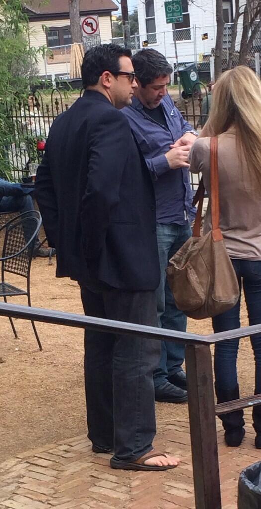 How do you know this douche is ready to get crazy? Open-toed footwear. #suitandsandalsdouche #SXSW #SXSW14 #DXDW