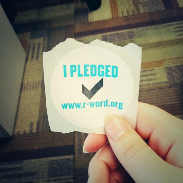 nchesla's tweet image. @EndTheWord #ipledged
