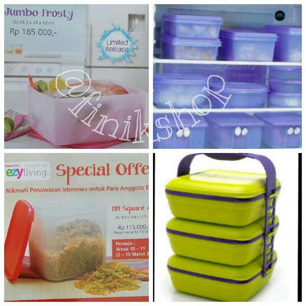 FinikShop's tweet image. READY STOK for serious buyer only cp : 08568303656 via WA #tupperware @Iklan24Jam