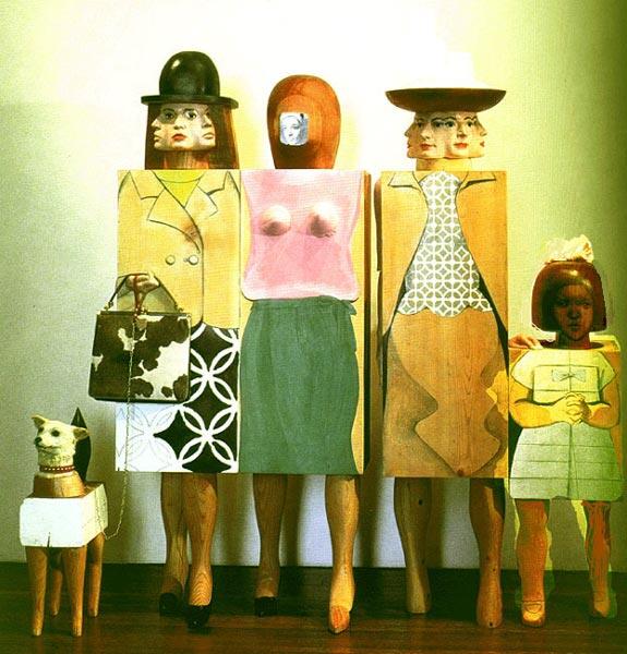 quevedovicky's tweet photo. "@JoseZalaquett: Pop-Art (24): Marisol Escobar (franco-venezolana, n. 1930). Grupo escultórico. http://t.co/cZvpaAjzyU"