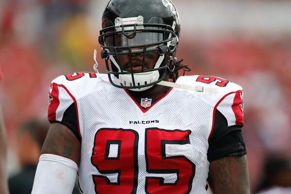 AtlantaFalcons's tweet photo. Defensive tackle Jonathan Babineaux has agreed to a three-year contract extension with the Falcons. #RiseUp http://t.co/egnLfadR2X