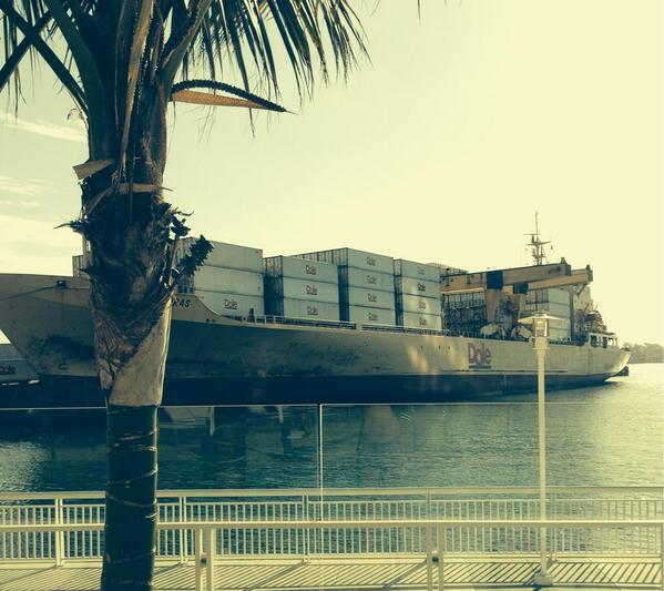 EWidera's tweet image. It&apos;s going bananas @SWHPN @AAHPM @HPNAinfo annual meeting (or at least they are unloading them) #hpm14