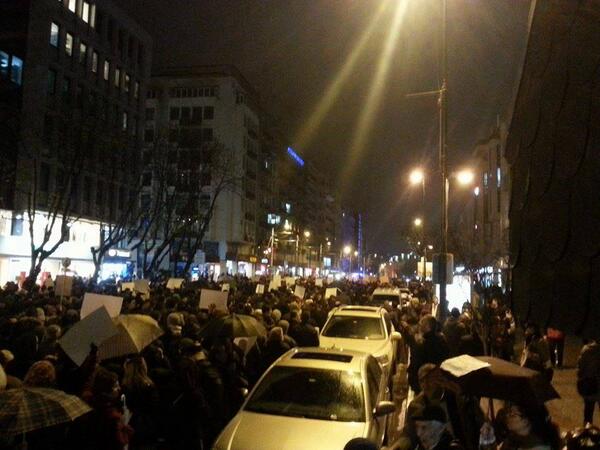 Bursa'daki Berkin Elvan için düzenlenen yürüyüşten...