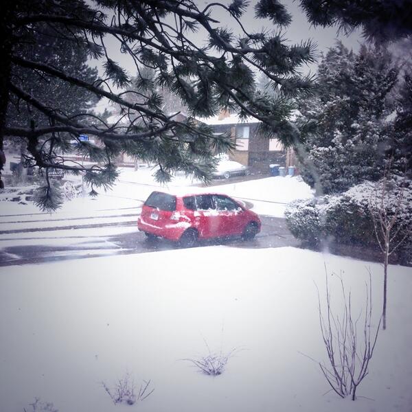 I think we'll be staying in today. Luckily tomorrow will be fall again before a quick glimpse of spring on Thursday.