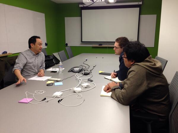 Chartboost's tweet image. Thanks @DanShoeHsu @GamesBeat for great 1:1 email pitch coaching sessions! Pictured w/ @arkavis #ChartboostUniversity