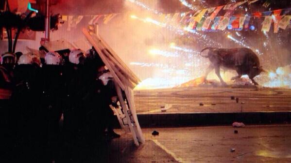 Boğalar da sinirlenir... #Kadıköy #BerkinElvan