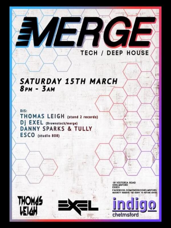 djdannysparkes's tweet photo. Don't forget @Indigo_venue this Saturday... Catch me alongside @DJRonnieT miss it miss out #chelmsford #essex #house http://t.co/Mq9HIHSShW
