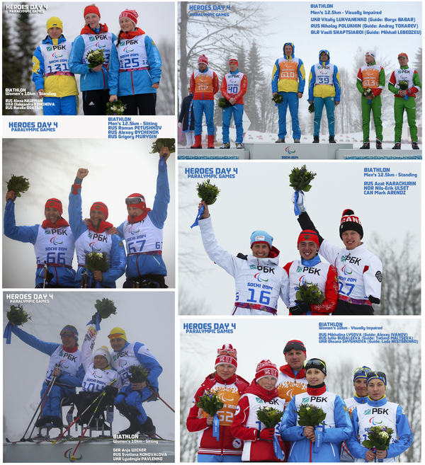 They made the history of the Day4 #Sochi2014 #Paralympics! Thank you athletes for the determination!