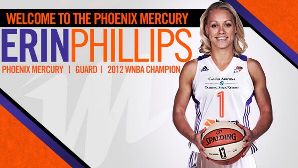 OFFICIAL: Mercury Acquires WNBA Champion Guard Erin Phillips. on.phxmerc.com/hk