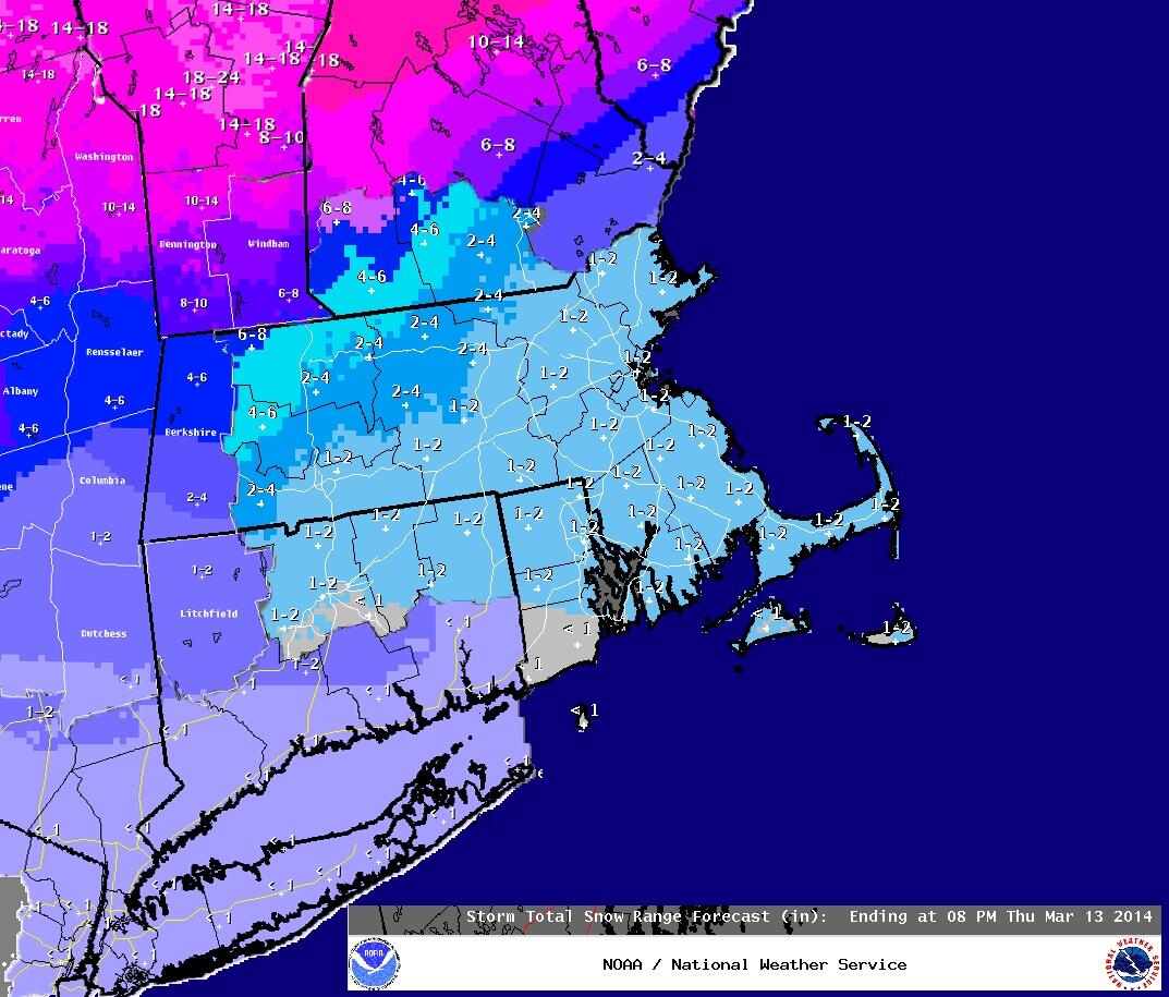 Weather in Connecticut (Hartford, Windham, Tolland condo, cabin