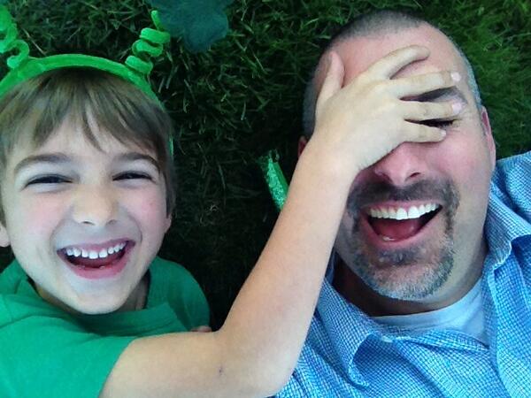 Mac, "Daddy, stop looking at Twitter!" #mustappeasemyfollowers