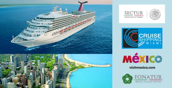 Busca México reposicionarse como destino de cruceros: <a href="/SECTUR_mx/">SECTUR México</a> ow.ly/uup8H