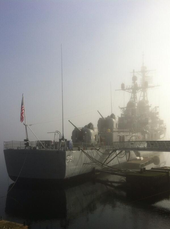 The Turner Joy in fog
