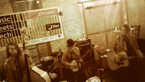 BreeAnnJacklin's tweet image. Holy moly,  my new favorite band is playing @dyn party right now. @Baskery is bad ass!! #dynmmt #acquia #sxsw