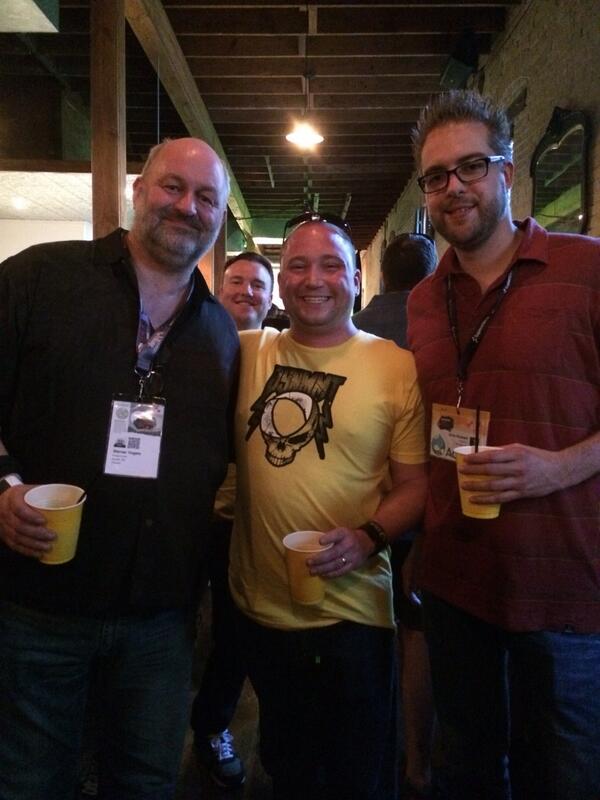 coryvonwall's tweet image. Rocking out with @dries, @werner, and of course, the infamous @graychy! #photobomb #DynMMT cc @Dyn