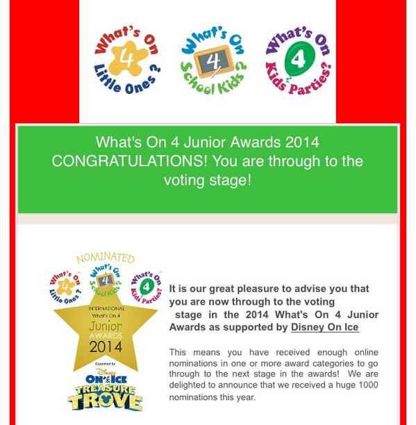 Thank you for your nominations! Would love for you to vote for us: children's party supplies whatson4littleones.com.au/award-voting.a…