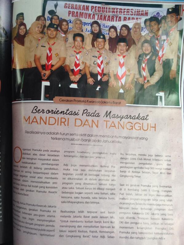 "Berorientasi Pada Masyarakat Mandiri Dan Tangguh" Cc: <a href="/sylvianamurni/">Sylviana Murni</a>  <a href="/IsnawaAdji/">isnawa adji</a> <a href="/renggakris/">Rengga Kristianto</a>