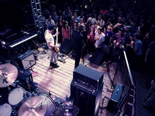 Dries's tweet image. Party #dynmmt @acquia #sxsw