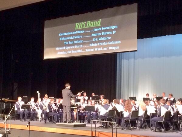 RochesterHS's tweet photo. Love this band!!! http://t.co/JGCg142vnH