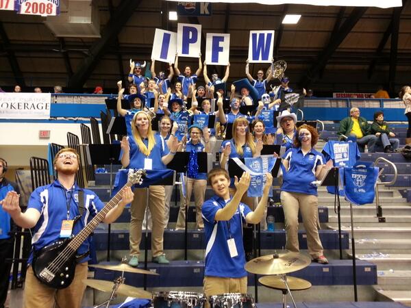 VickyCarwein's tweet photo. Pep band sounds great!  Fight song played often. http://t.co/arJxj0Dc0N