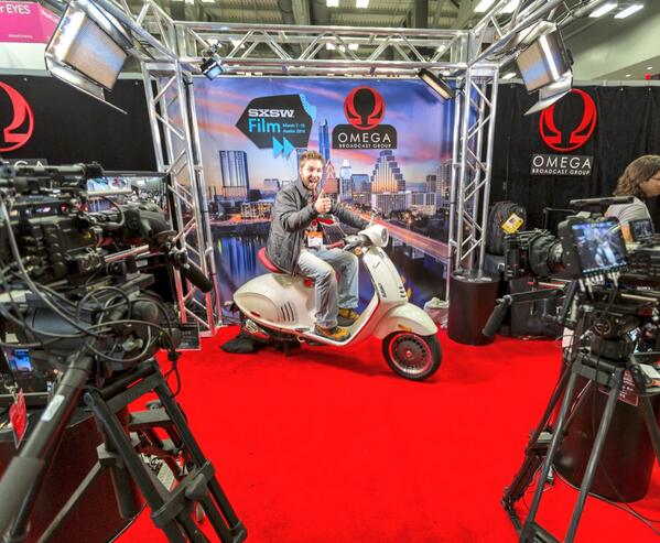 360Filmworks's tweet photo. Great booth @OmegaBroadcast! Thanks for all the tips and hands on demos. http://t.co/BofP7fn259