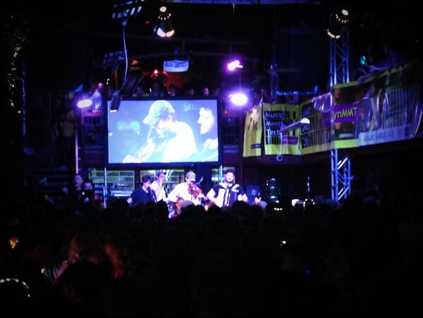 SocialJulio's tweet image. #SXSW @DYN #DynMMT party w Deer Tick, J. Roddy Walston &amp;amp; The Business, The Felice Brothers.