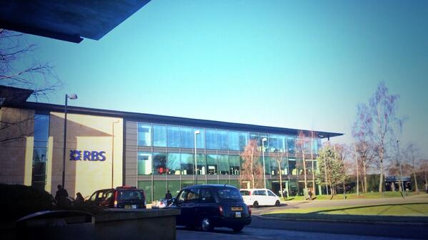 MattFurniss1's tweet photo. Cheeky morning at RBS headquarters! http://t.co/gqlV5425H0