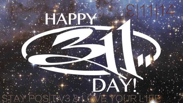 josephhuson's tweet image. Hope ya'll had a Happy @311 Day! #311 #311Day #Happy311Day #excitableones