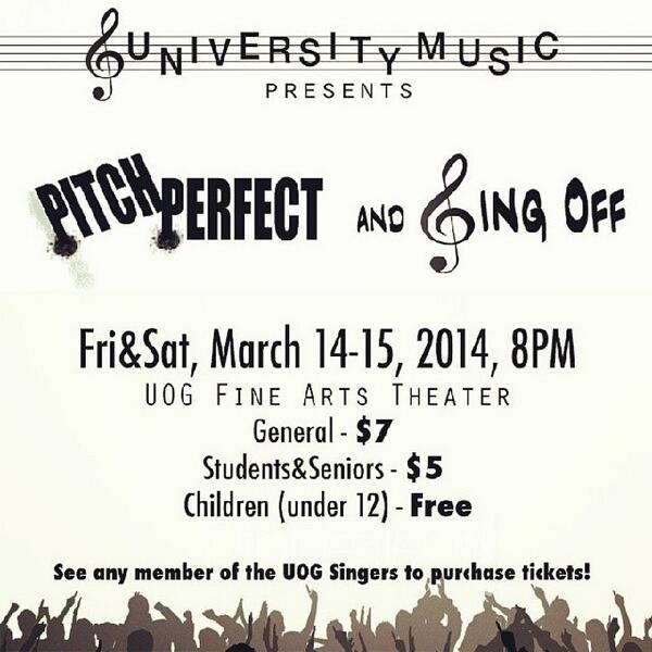 Check it out! #uog #G #singoff #pitchperfect #talkaboutguam #671news #kuam #universitysingers #music #guammusic #...