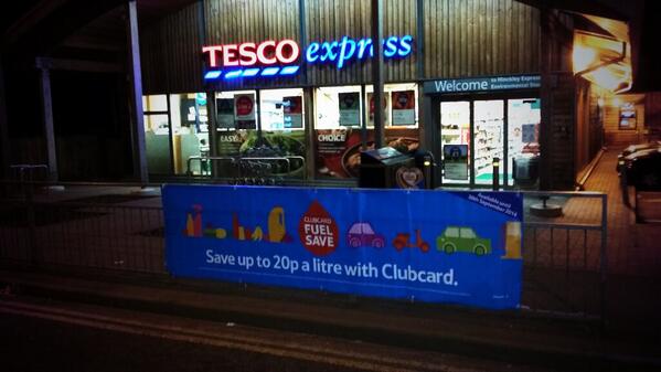 Come in have a look !! New Fuel save how can you save with Tesco