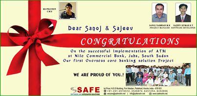 SafeSoftwarePkd's tweet image. Our First Overseas Project has become live: Kudos to Sanoj and Sajeev for the Successful Implementation. Great Job!!