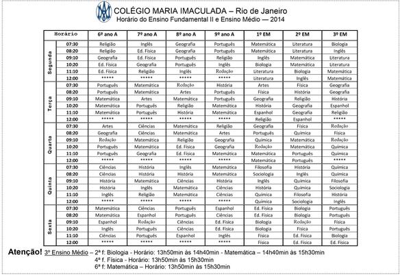 CMI_rio's tweet photo. Alteração no Quadro de Horários do 6º ano ao Ensino Médio.
Confira os horários atualizados! http://t.co/E45nvC2rWF