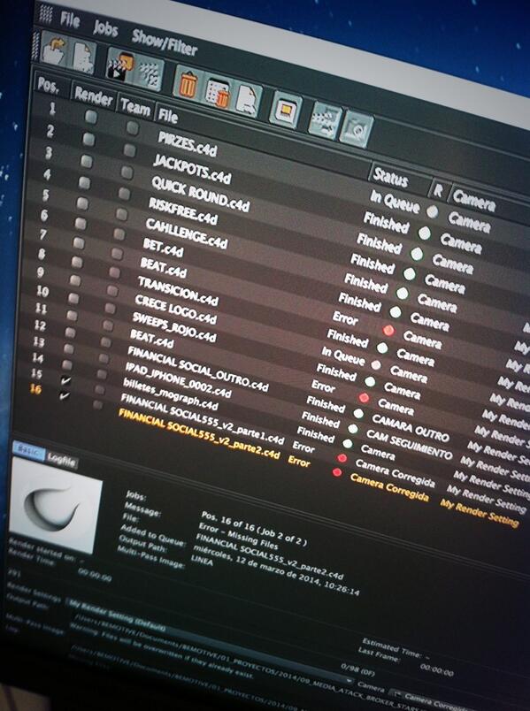 Bemotive's tweet image. #WIP #batchrender esperando a ver como va el asunto...