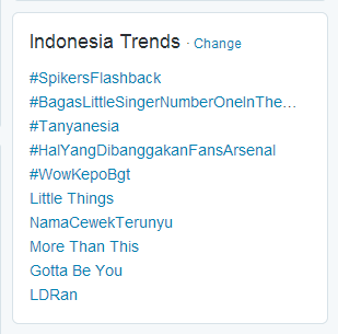SonyMusicID's tweet photo. 3 lagu 1D juga lagi jadi TTI nih guys! #1DBREAKOUTNET @breakoutnet http://t.co/hExx3CEbLG