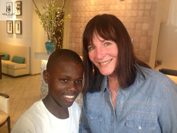 Early rise in Haiti! Here's me with Jonathon , the lovely young man who hurt himself alongside me. He's doing well!