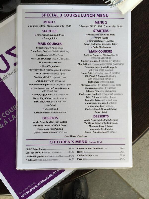 It’s going to be a lovely day! Why don’t you make it better? Grab a table and order some food from our lunch menu!