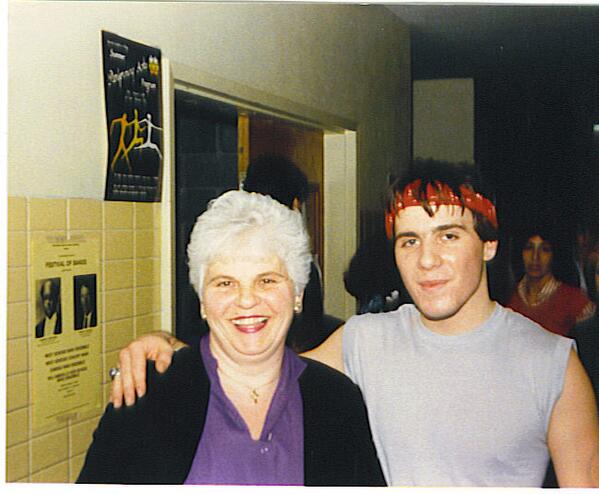 sky35's tweet photo. Me and my Mom 1986, Guys &amp; Dolls.  Love ya Ma :) http://t.co/nmI76Qrioa