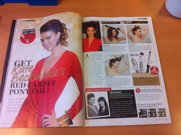 Our first ever interactive issue! Blipp our get-the-look feature and watch the step-by-steps come to life!