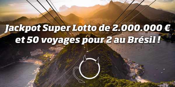 AllToBrazil's tweet photo. Ce vendredi au Super Lotto il y a 2.000.000€ et 50 voyages pour 2 direction le Brésil à gagner http://t.co/5ZmkjNK5pk http://t.co/touOFKu7cb