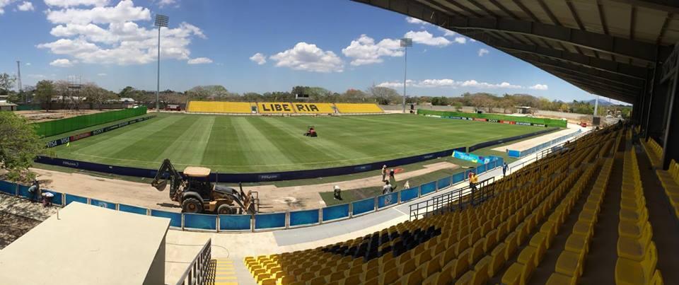 Resultado de imagen de estadio edgardo baltodano liberia 2017