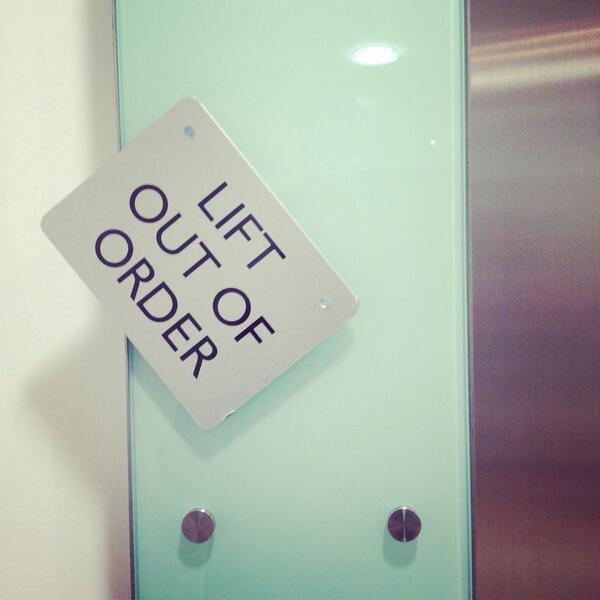 enikotsz's tweet image. No, you are out of order! #elevatorfail