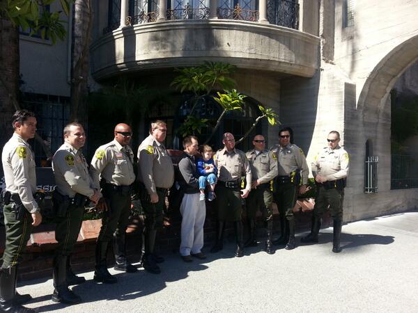 Thank you to the San Bernardino Sheriff Dept. for the great escort.