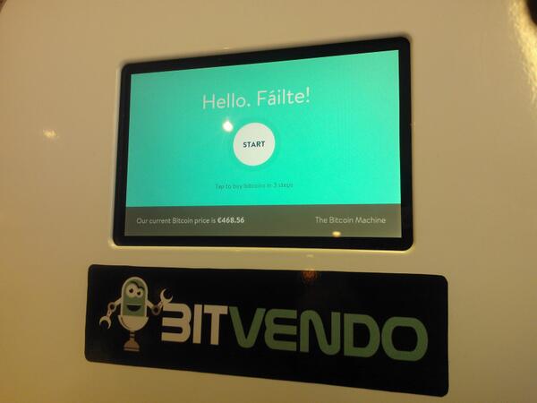 BitVendo's tweet image. Keeping it Irish with Irelands First #Bitcoin ATM!!
#irishbiz #dublin #vinb #lamassu #btc #blockchain #coindesk