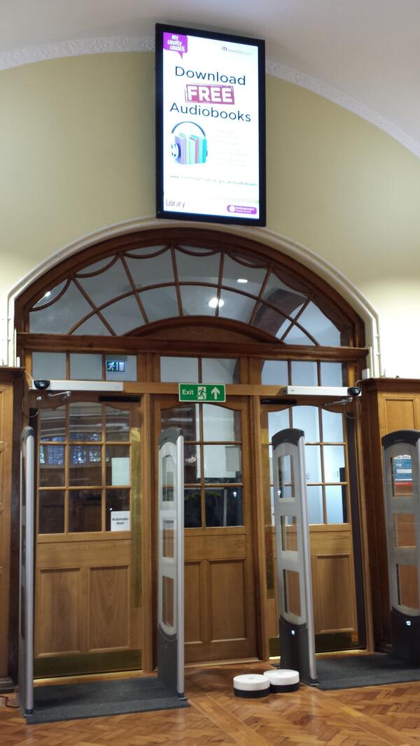 Display_Manager's tweet image. Shhh we&apos;ve been quiet recently as we&apos;ve been installing a Digital Signage solution in Northamptonshire libraries!